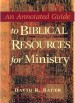 More information on An Annointed Guide to Biblical Resources for Ministry