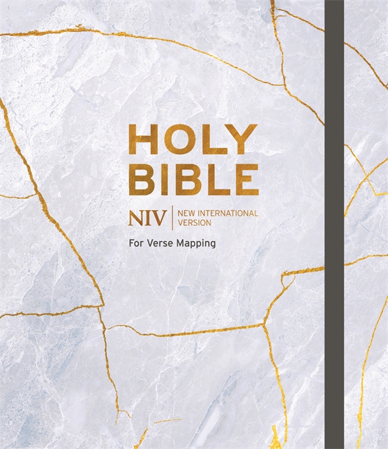 More information on Niv Bible For Journalling and verse- Mapping Hardback Kintsugi