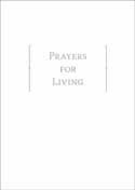 Prayers for Living, White Bonded Leather in Slipcase