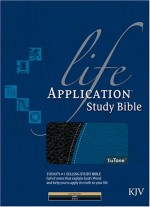 KJV Life Application Study Bible Dualtone (Navy/black) (King James Ve)
