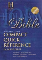KJV Compact Quick Reference Bible in Large Print - Blue
