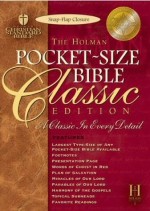 The Holman Pocket-Size Bible Classic Edition with Snap-Flap - Black...