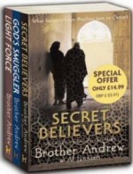 Secret Believers / God's Smuggler / Light Force (Pack of 3 books)