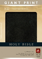 NLT Giant Print Bible Black Bonded Leather