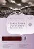 More information on KJV Ultrathin Large Print Reference Bible - Burgundy Bonded Index