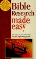 More information on Bible Research Made Easy