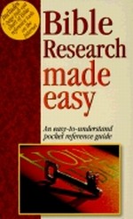 Bible Research Made Easy